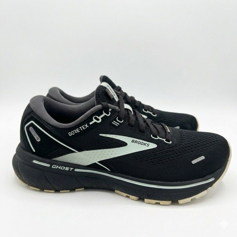Brooks Ghost 14 Waterproof Shoes Womens 7.5 Black Gore Tex Running Athletic Gym